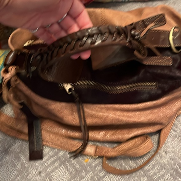 Nicoli Brown Leather and Dark Brown Women's Bag - Picture 3 of 9